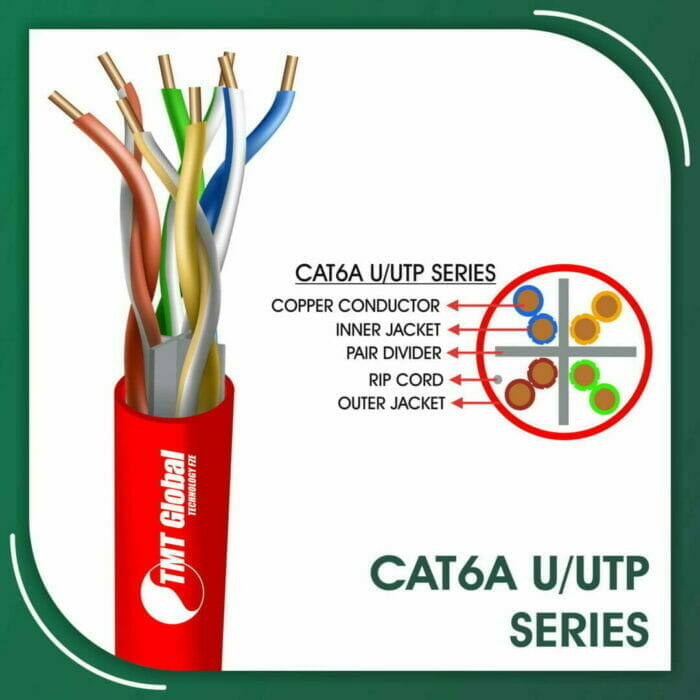 Cat6a Cable 23awg 4