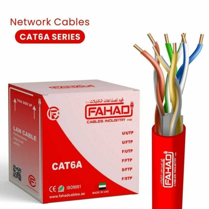 cat6a network Bulk cable 23awg 4pair u/utp cable 305m