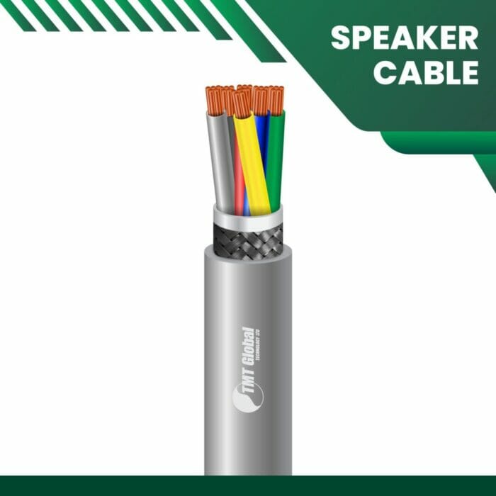 Speaker cable shielded